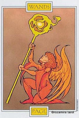Winged spirit tarot